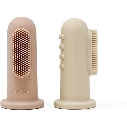 

Румяна для зубной щетки Baby Finger/Переливающийся песок — упаковка из 2 шт., Mushie