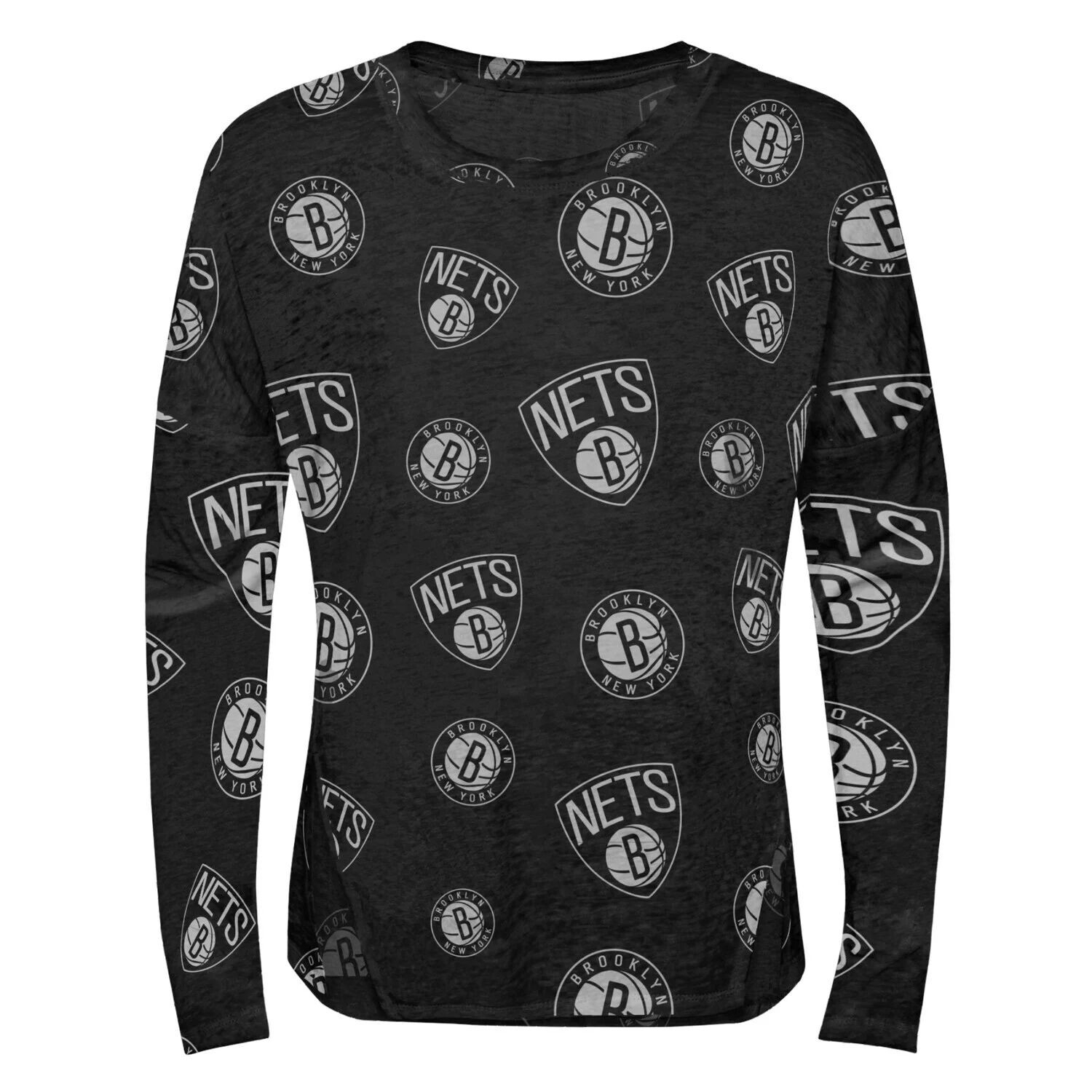 

Черная молодежная футболка Brooklyn Nets Back in Action с длинными рукавами для девочек Outerstuff, Черный, Черная молодежная футболка Brooklyn Nets Back in Action с длинными рукавами для девочек Outerstuff