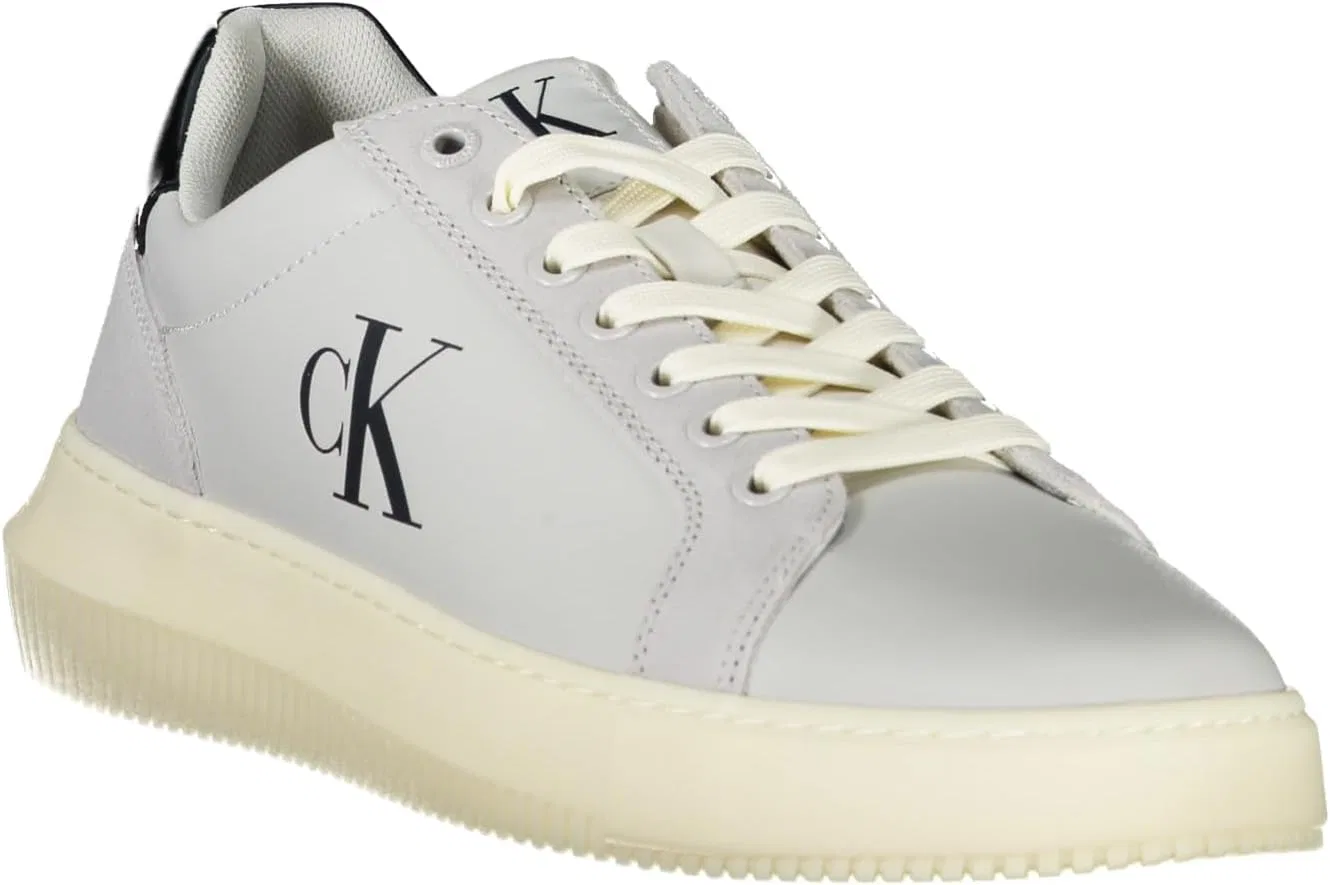 Кроссовки Calvin Klein Herren Cupsole Chunky Authentic Schuhe, Grey O Mushroom C White Navy — фото 2