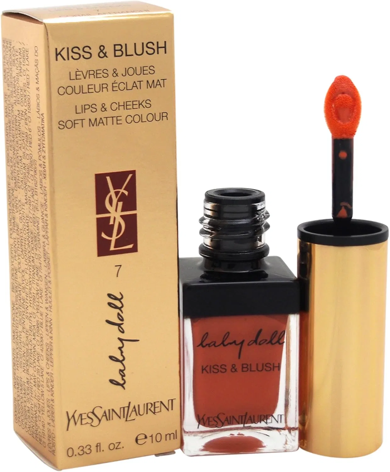 Кремовые румяна для губ и щек Yves Saint Laurent Baby Doll Kiss & Blush 7 10 мл