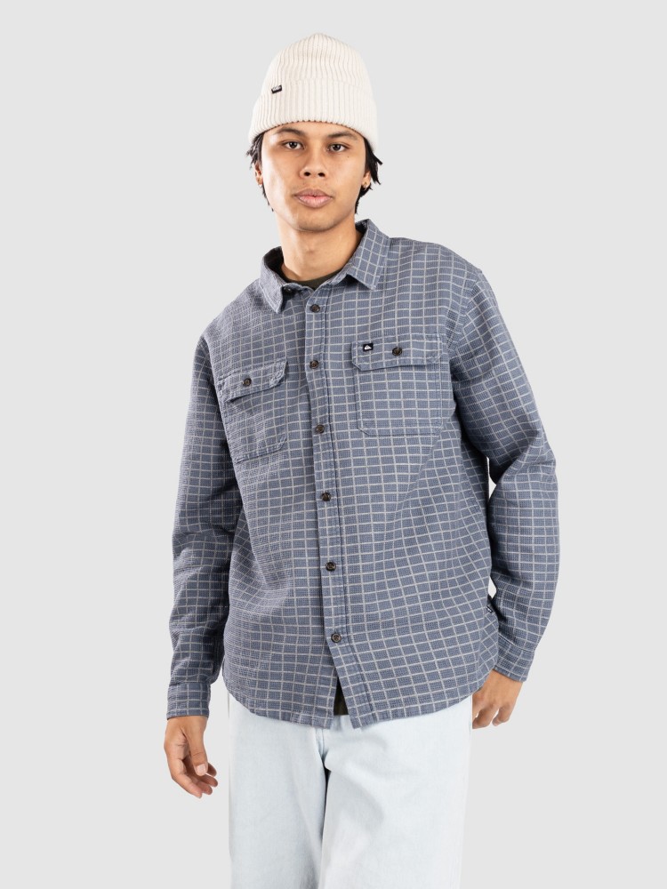 

Рубашка Quiksilver Salt Lake Waffle Hemd, china blue salt lake