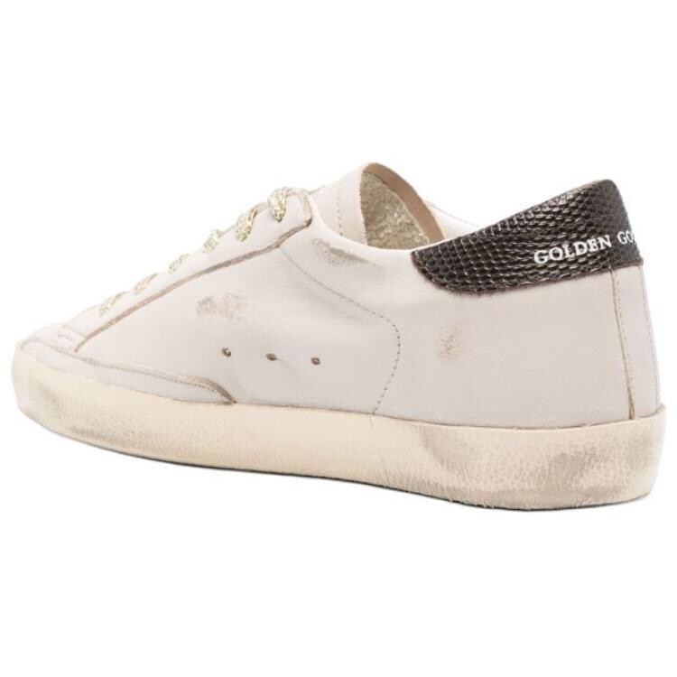 Кроссовки для скейтбординга Super-Star женские, низкие, белые Golden Goose — фото 4