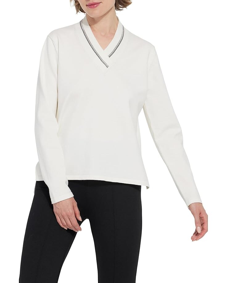 

Свитер Lysse Noelle Embellished Sweater, белый