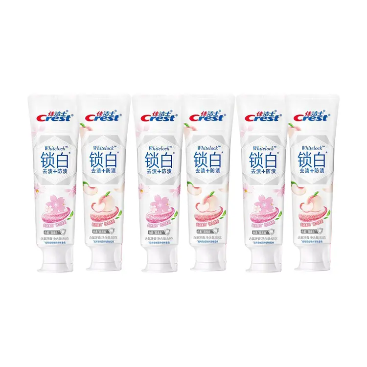 

Crest Двухцветная зубная паста для фиксации белого цвета: очищение, освежение дыхания, уход за пародонтом, удаление пятен с зубов, отбеливание