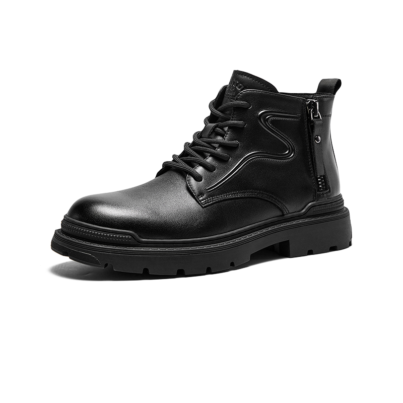 

Короткие мужские ботинки Martin до середины голени Hautton Jeans, Black