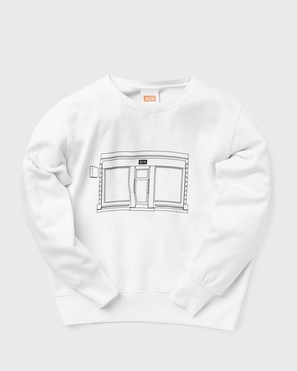

Толстовка Bstn Brand Vierundvierzig Crewneck, белый/черный