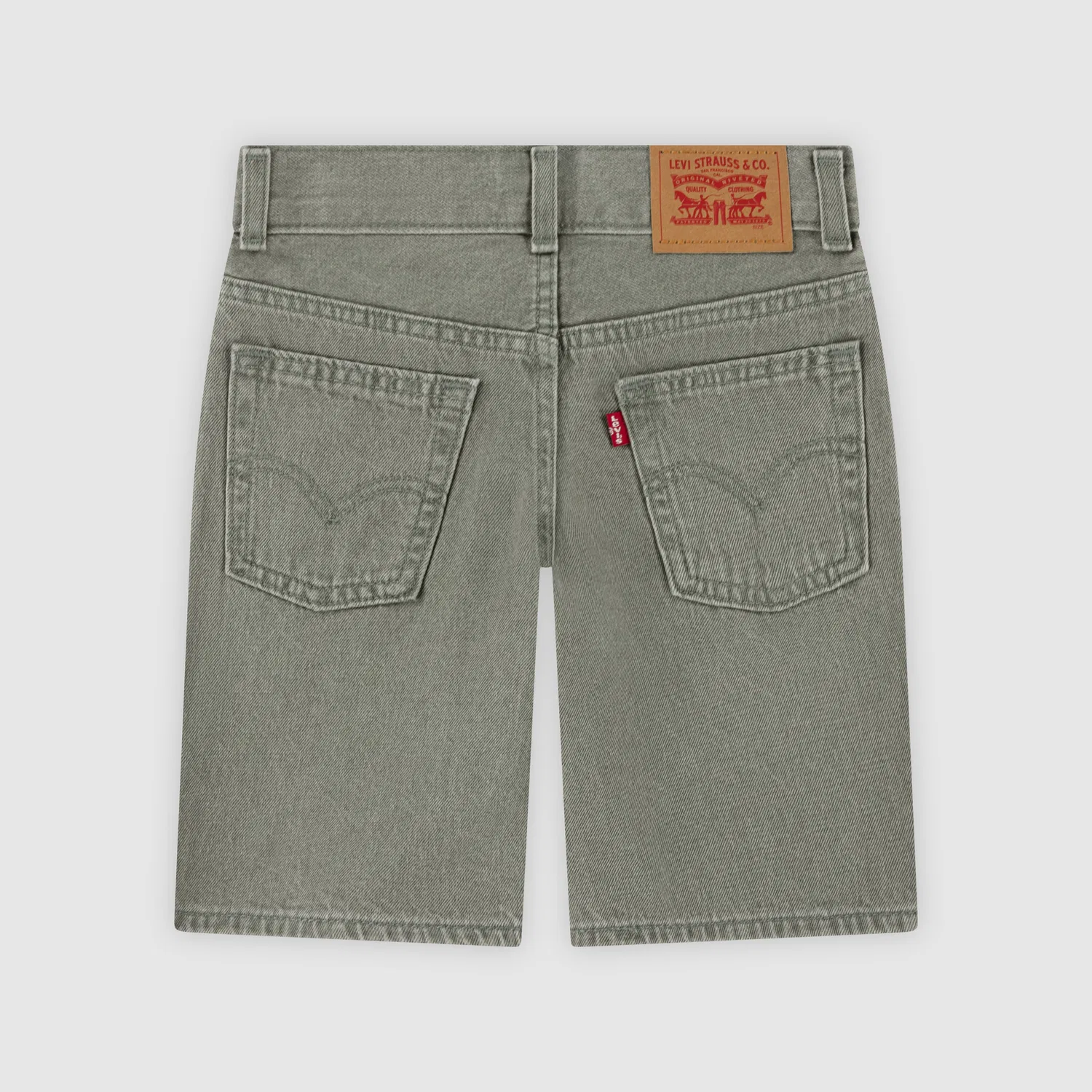 Джинсовые шорты для скейтбординга, для мальчиков 4-7 лет Levi's, Green — фото 2