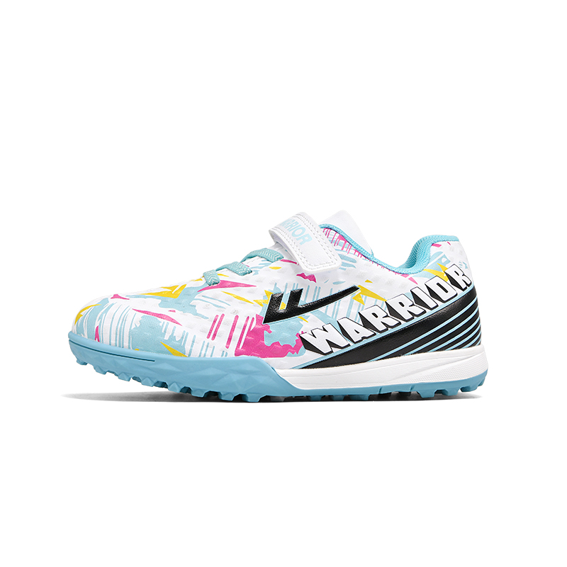 

Низкие футбольные бутсы для детей WARRIOR, белый/синий