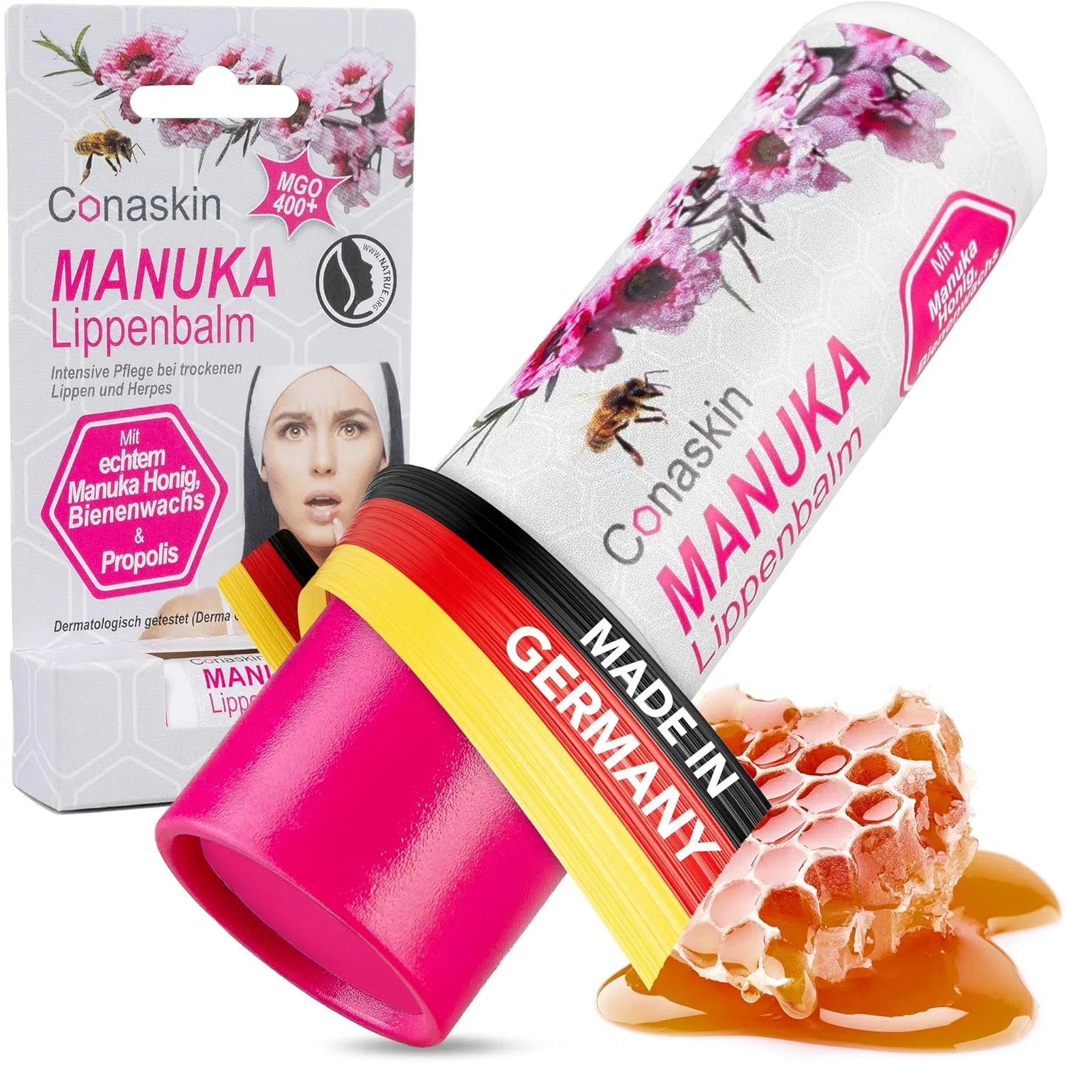 Интенсивный бальзам для губ MANUKA (MGO400), 4.6 г Conaskin
