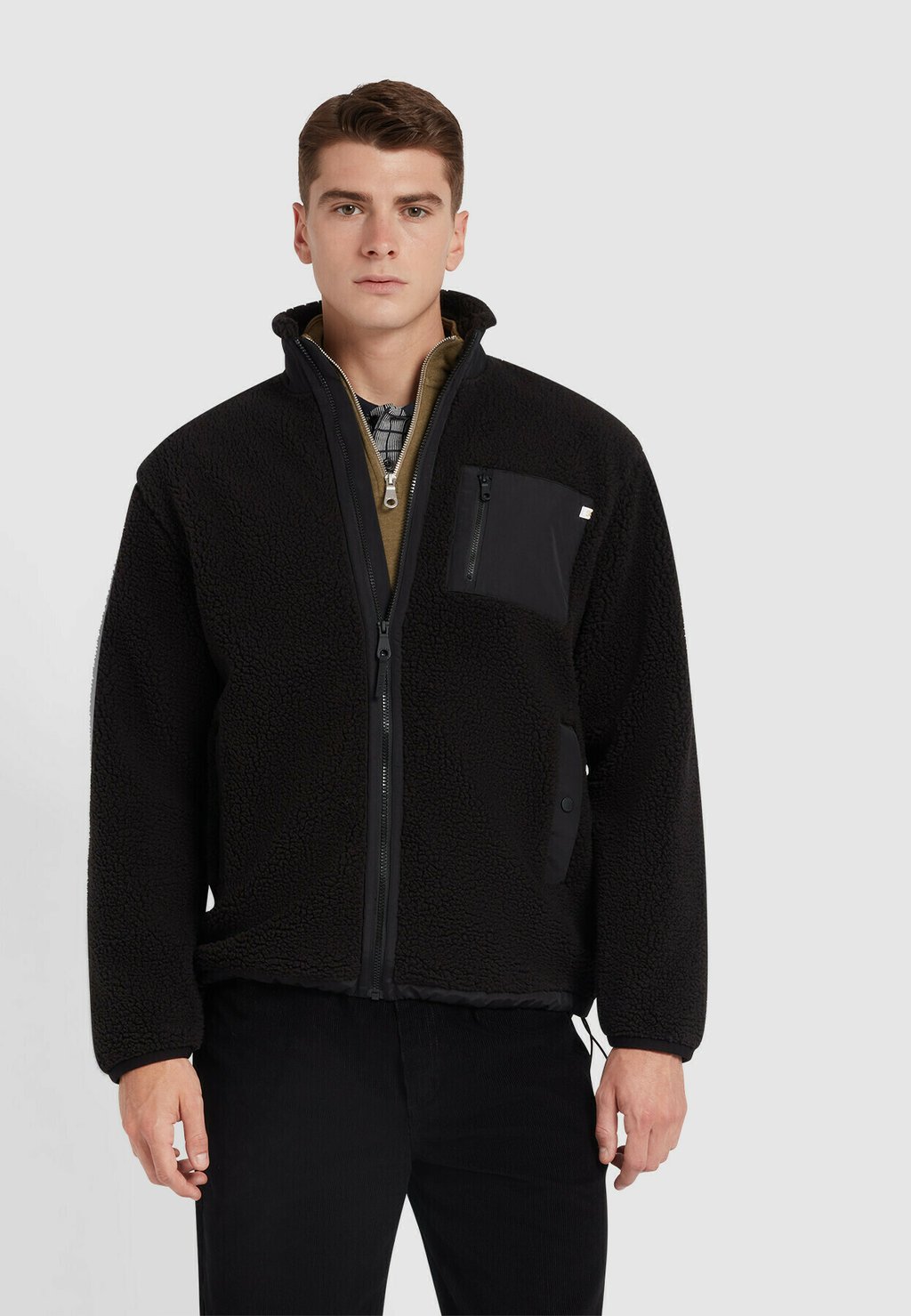 

Флисовая куртка BRADLEY FULL ZIP Farah, черный