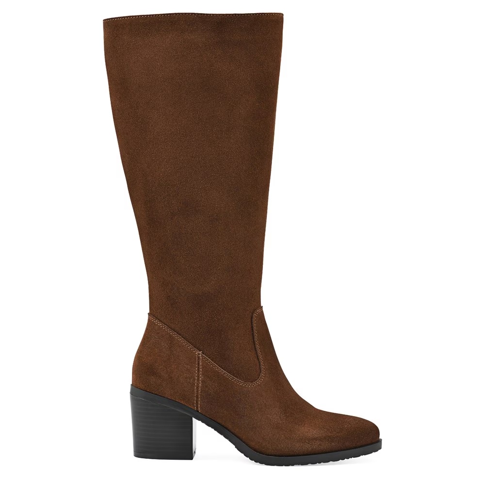Сапоги до колена на блочном каблуке Tater White Mountain, цвет hazel suede — фото 2