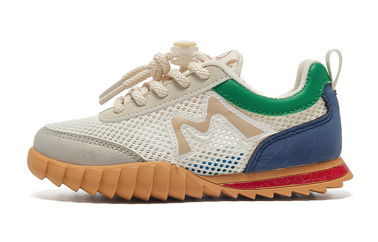 

Скользоустойчивые и дышащие низкие детские повседневные кроссовки Kids' MQD, розово-фиолетовый яблочный [Дышащая сетчатая ткань]