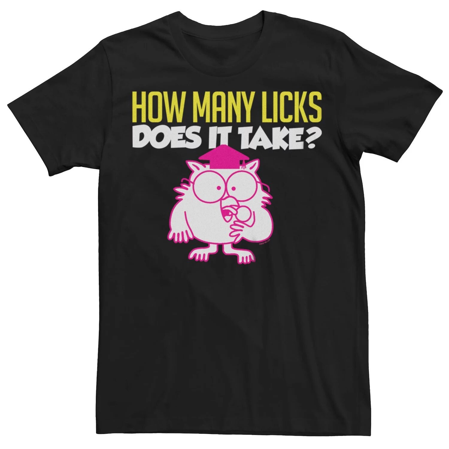 

Мужская футболка Tootsie Pop How Many Licks Owl Licensed Character