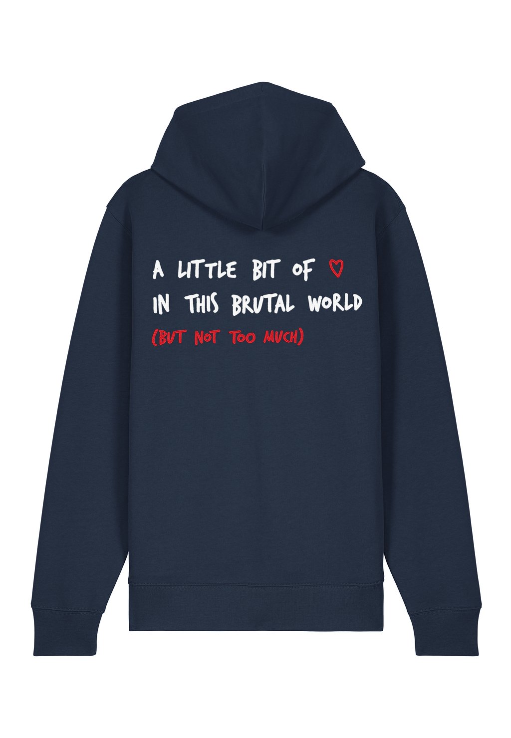 

Толстовка на молнии BRUTAL BACK EMBROIDERY Mira Paris, темно-синий