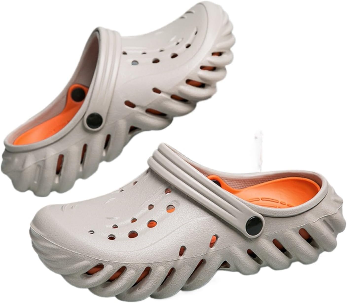 

Мужские дышащие сандалии с противоскользящей подошвой, легкие пляжные туфли из ЭВА для летнего отдыха и повседневной носки Azttoztto, серый