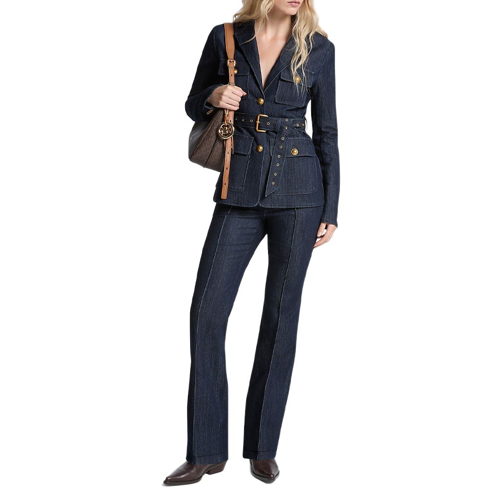 

Женская джинсовая куртка FW25 Michael Kors, синий