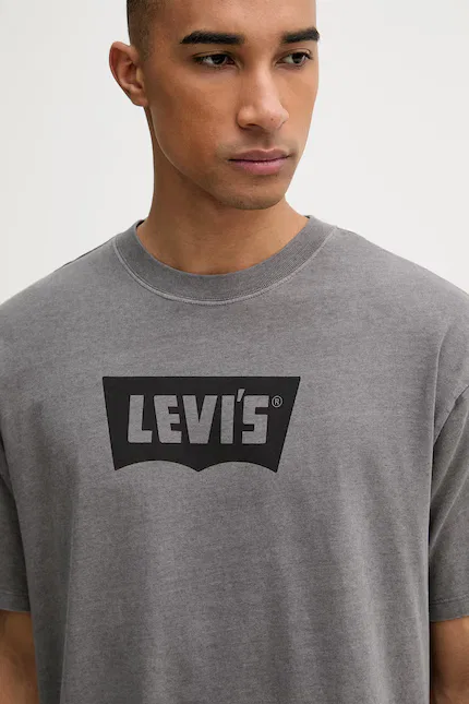 Футболка свободного кроя Vintage Fit Graphic Levi's, серый — фото 4
