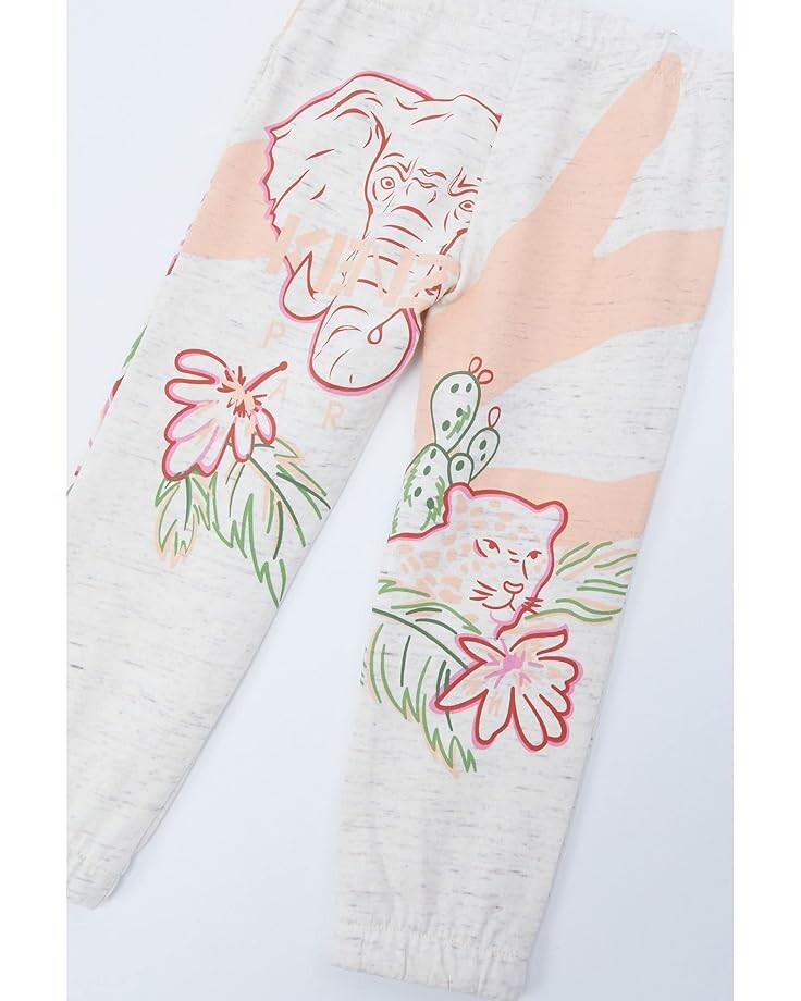 

Брюки Kenzo Printed Sweatpants, белый