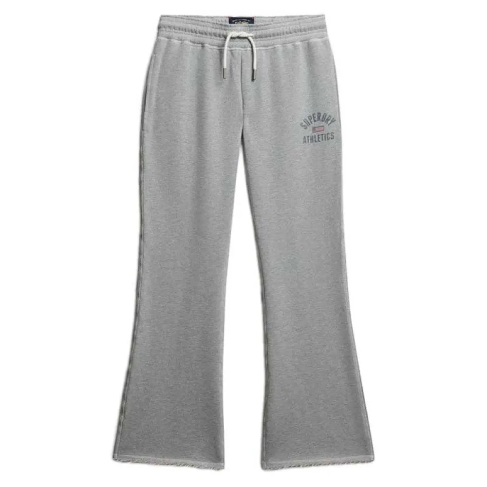 

Джоггеры Superdry Athletic Print Flare, серый