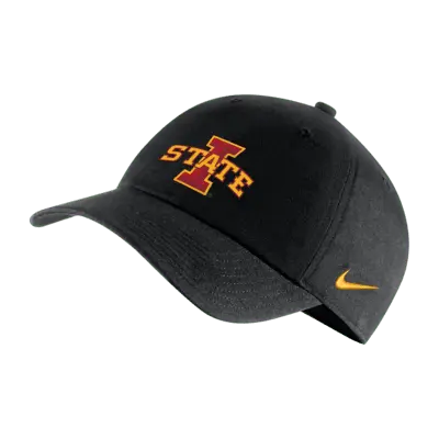 

Бейсболка Nike Iowa State Heritage86 College Logo Cap, черный