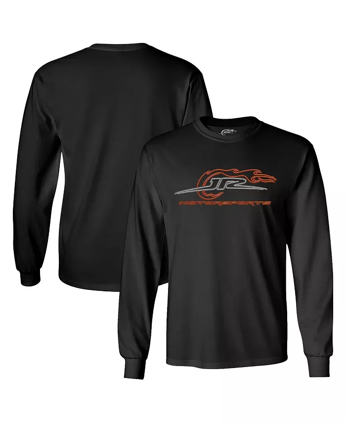 

Мужская черная футболка с неоновым логотипом и длинным рукавом JR Motorsports Official Team Apparel