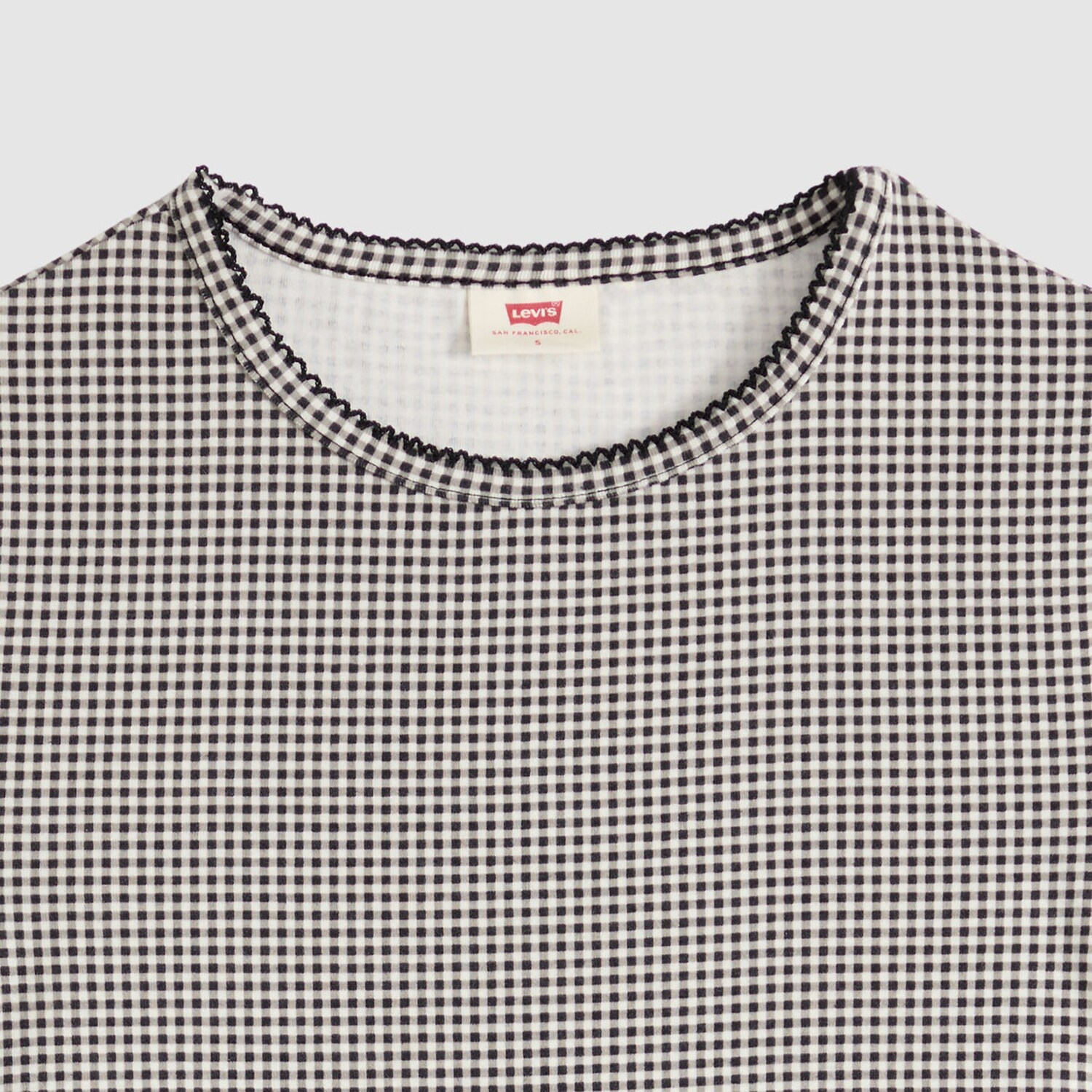 LEVI'S  Футболка 'DRY GOODS SS POINTELLE TEE BLACKS', мультиколор — фото 2