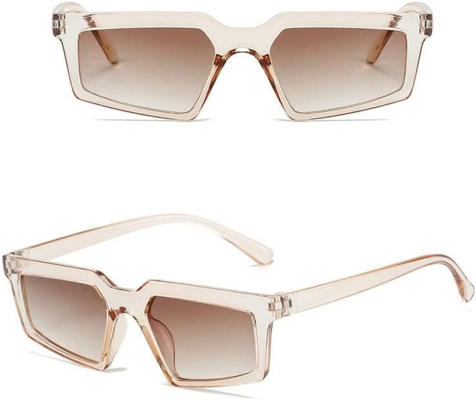 

Винтажные солнцезащитные очки LVTFCO «кошачий глаз» для мужчин, с многоугольной оправой, маленькие солнцезащитные очки для женщин, ретро-стиль, модные очки, Champagne Tea