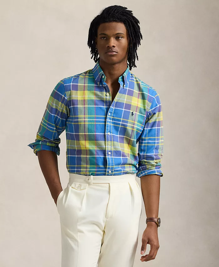 

Мужская классическая рубашка Oxford Polo Ralph Lauren, мультиколор