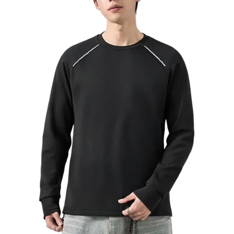 Свитшот мужской с круглым вырезом Adidas Black — фото 4