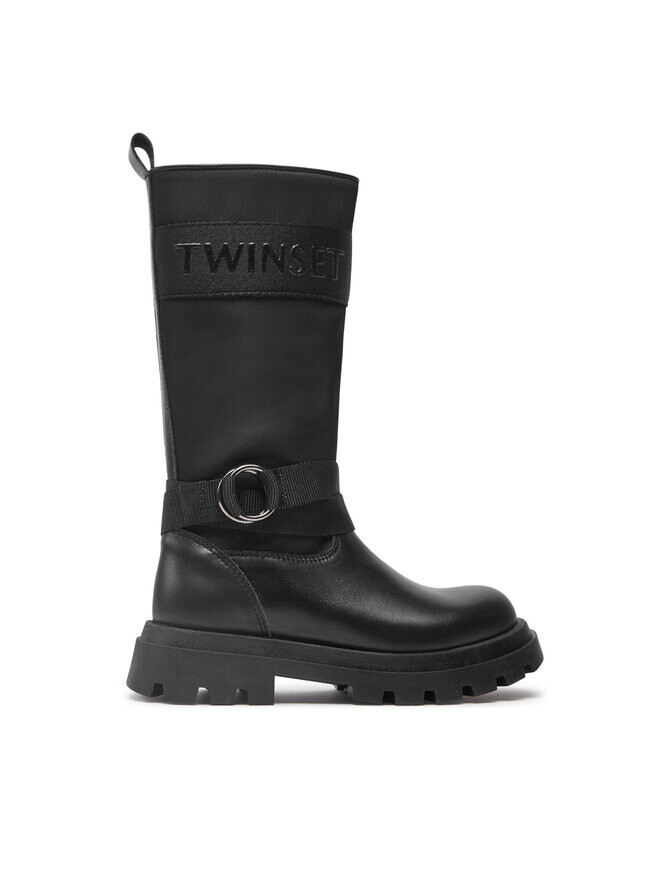 

Высокие сапоги TWINSET Stivale 242GCJ M, черный