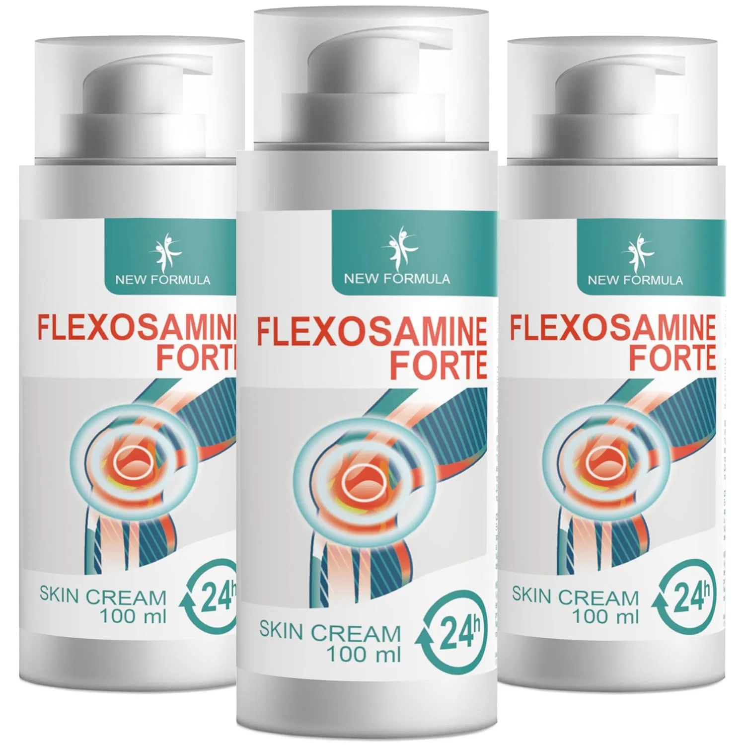 Крем Flexosamine Forte объемом 300 мл (3 x 100 мл) Flexosamine