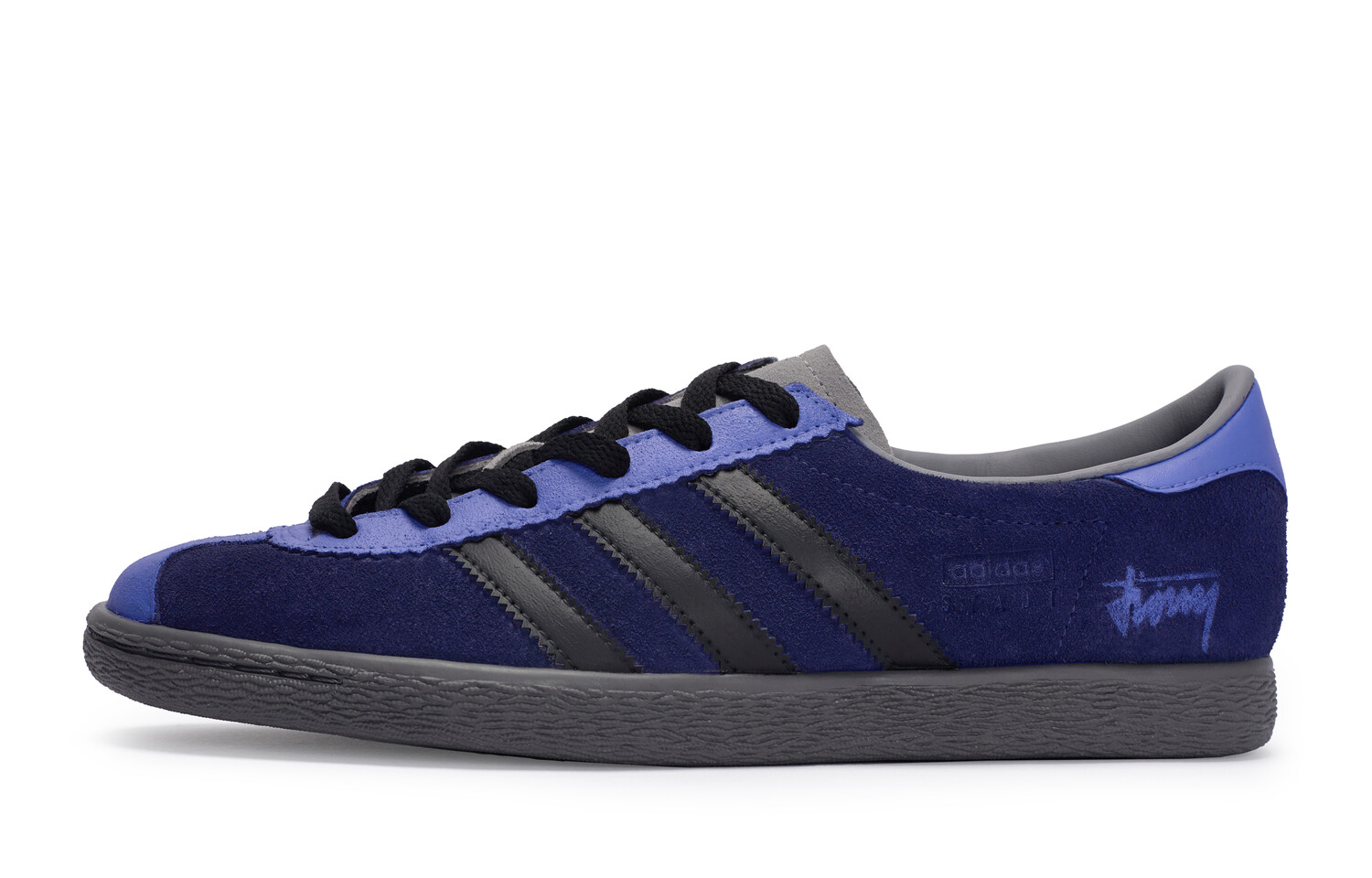 Кроссовки adidas originals Stadt Skateboarding Shoes Men Low-top Black, фиолетовый — фото 2