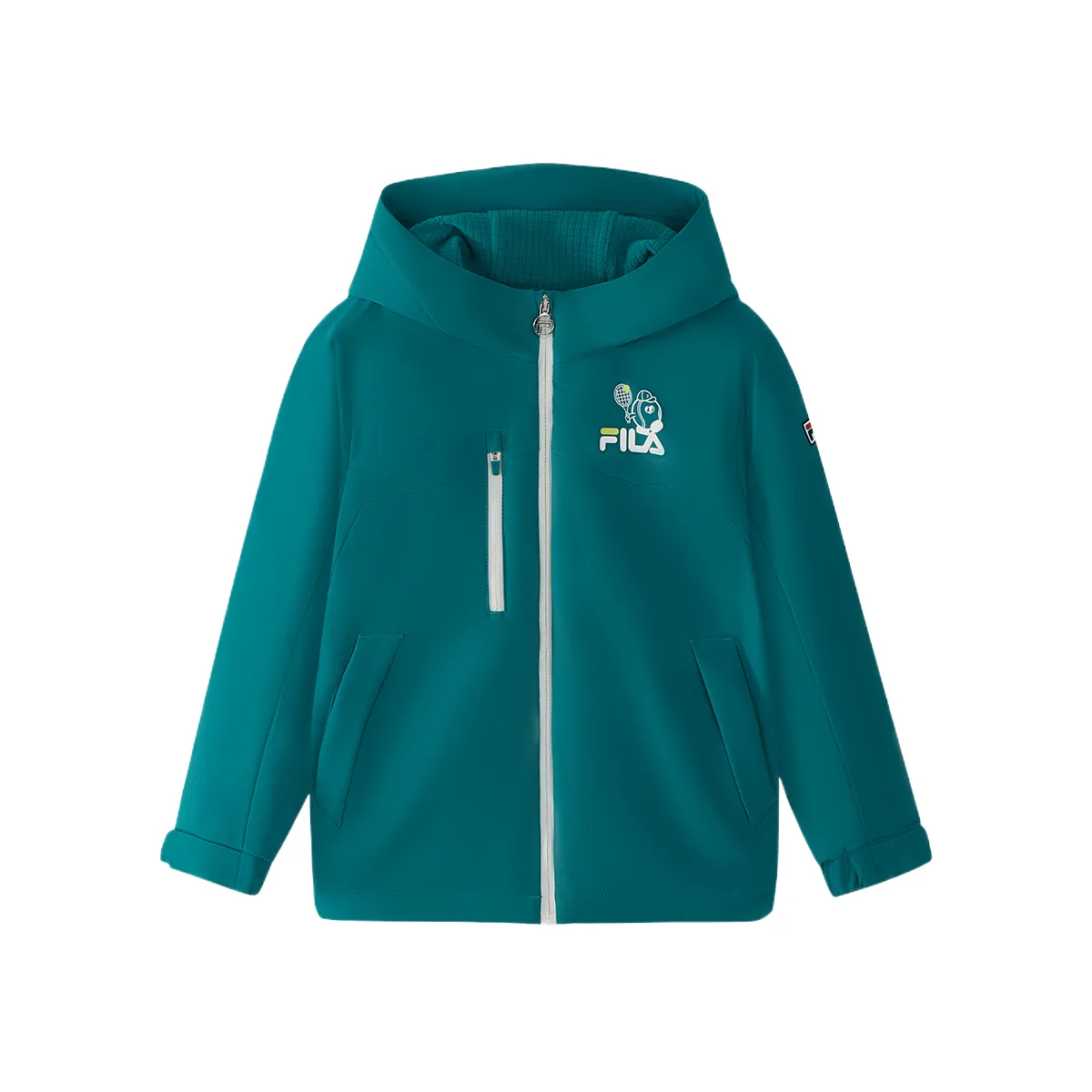 FILA KIDS Куртка цвета морской волны для детей 3-7 лет