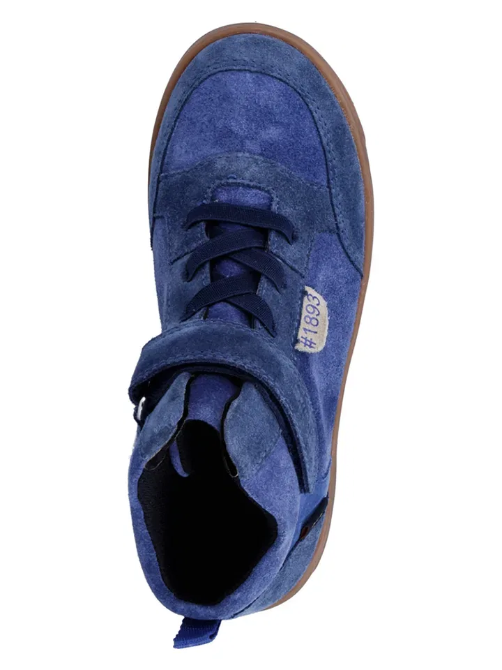Кроссовки на шнуровке Richter Shoes синие — фото 4