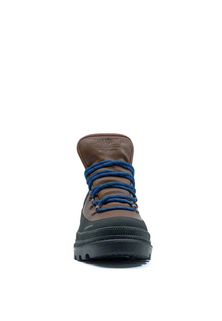 Ботинки женские водонепроницаемые Pallatrooper Hiker WP+, UNISEX Palladium, темно-коричневый — фото 4