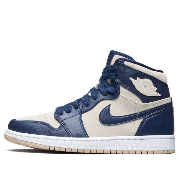 Кроссовки 1 высокие Air Jordan, синий