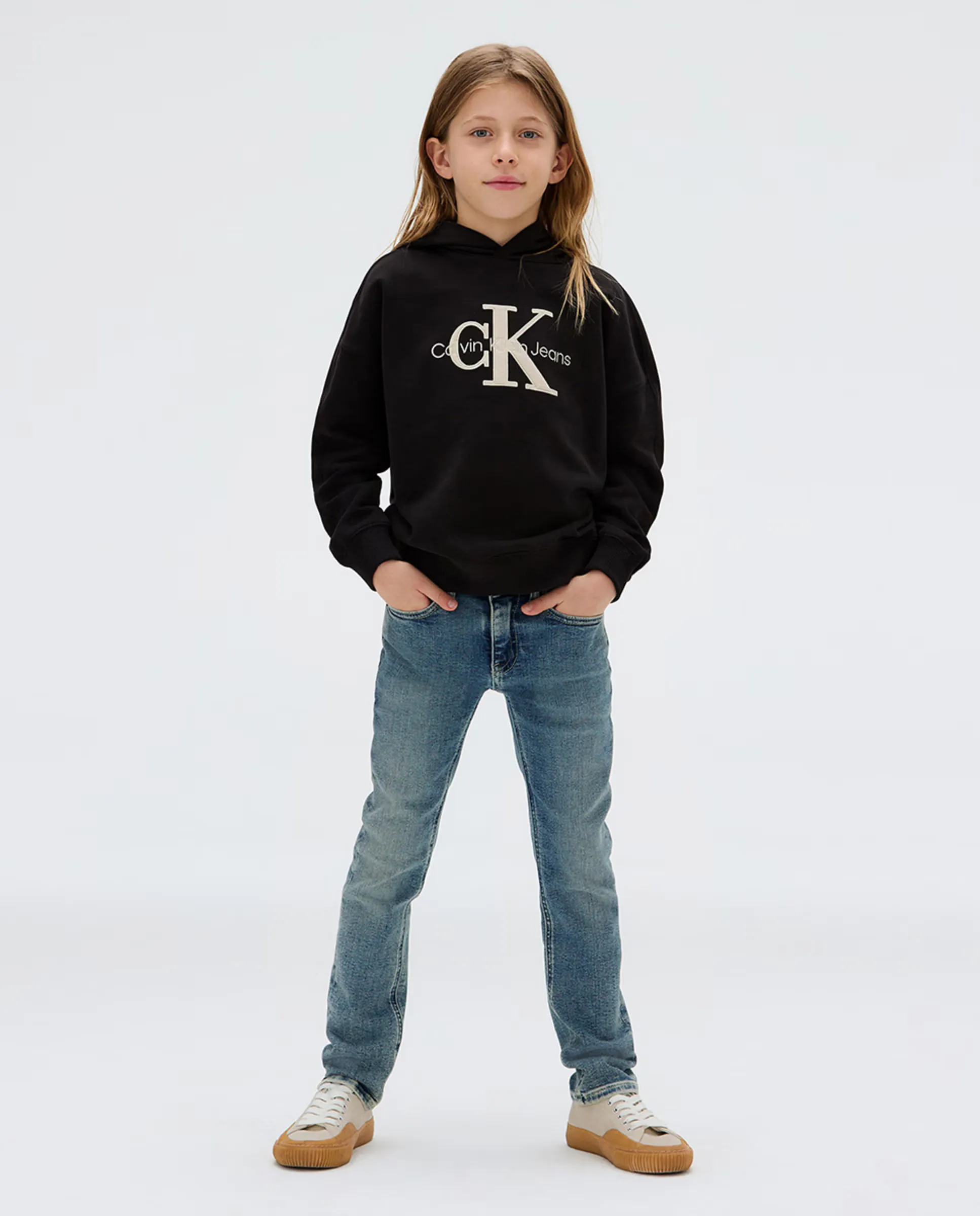 

Детские джинсы slim fit Calvin Klein, синий
