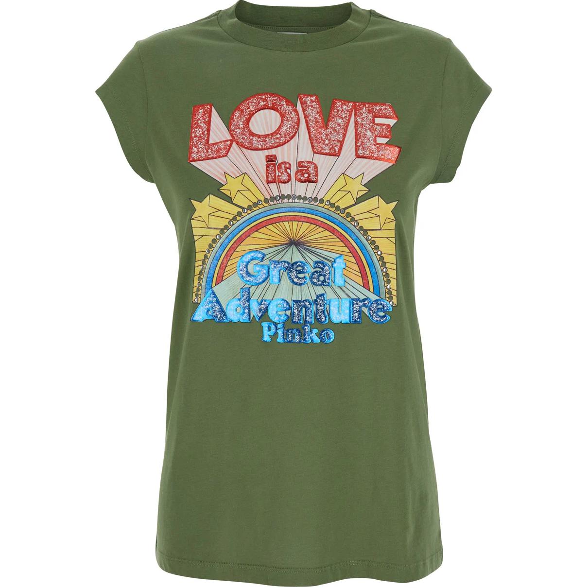 

Футболка с коротким рукавом PINKO, зеленый