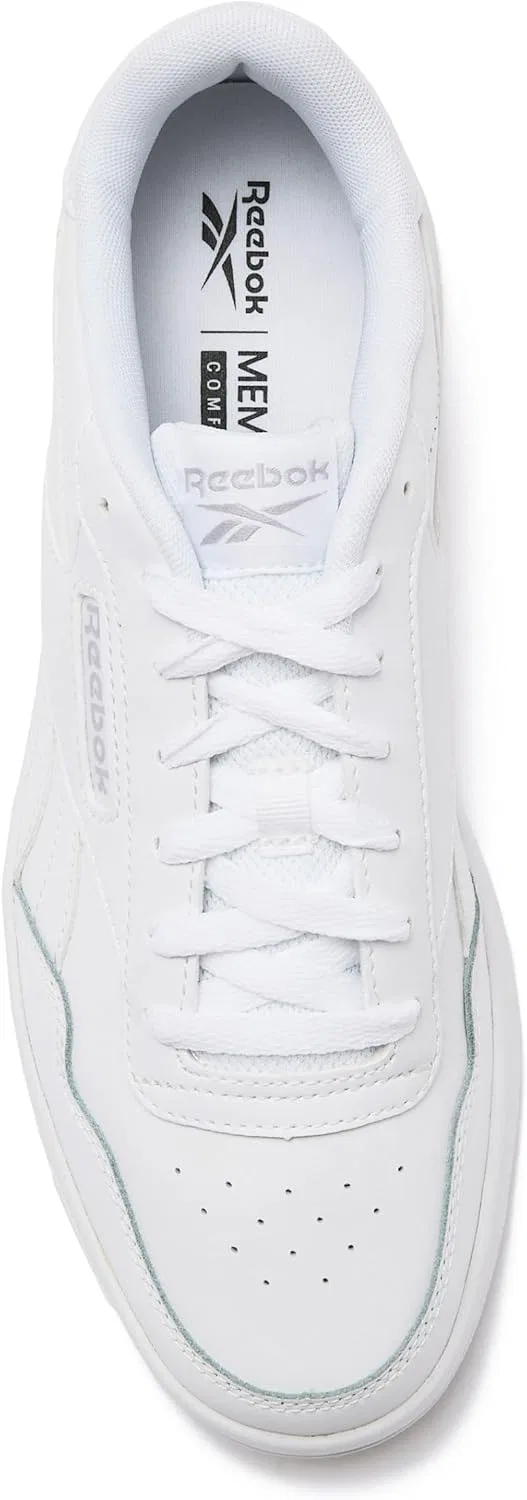 Кроссовки Reebok Unisex Court Advance Bold, белый цвет, светло-серый, размер 34/35 (Великобритания) — фото 4