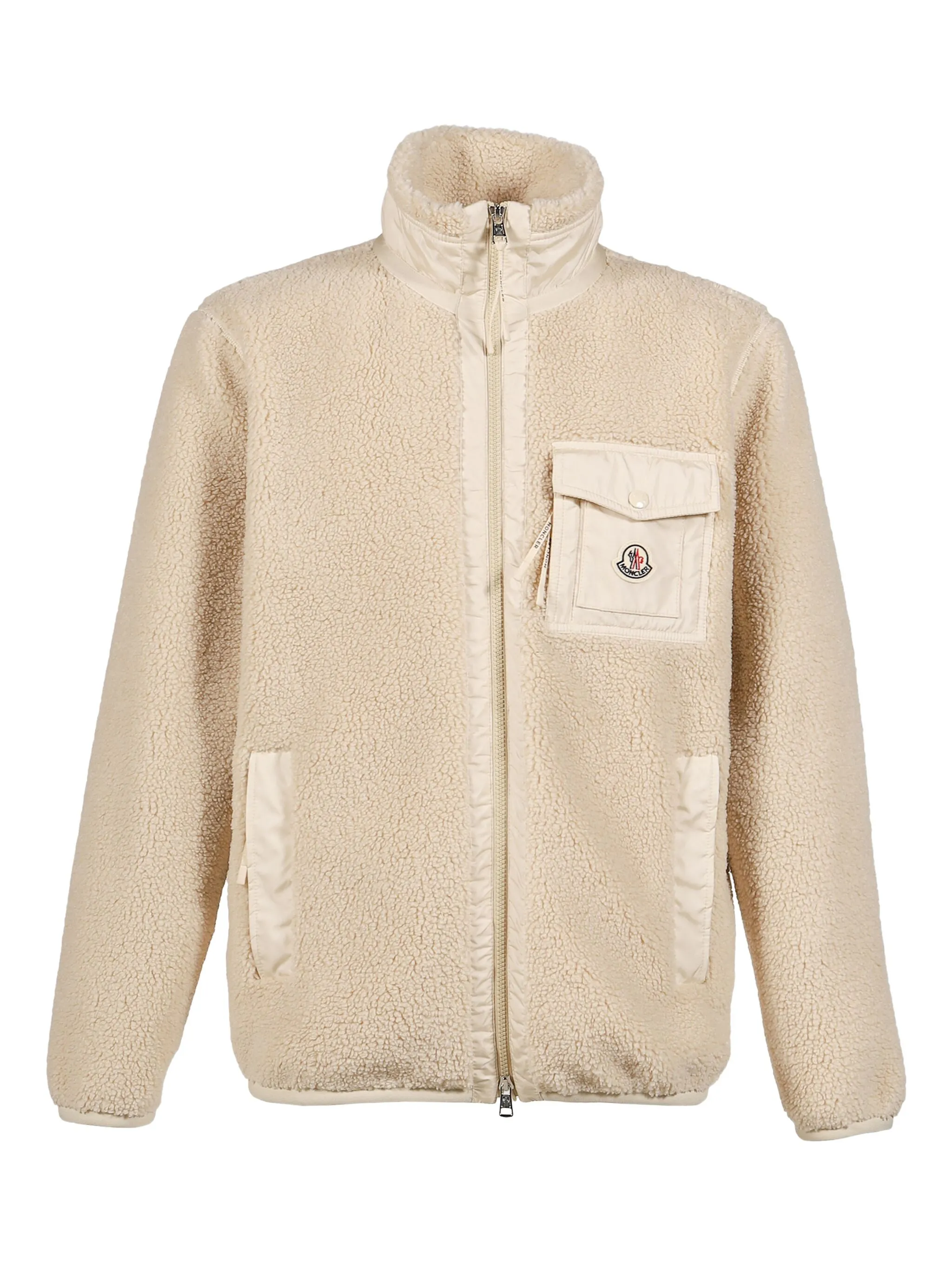 

Куртка с карманами на молнии Moncler, бежевый