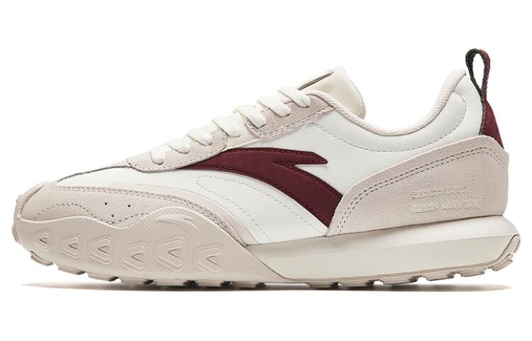

Кроссовки ANTA Lifestyle Shoes Women's Low-top Ivory White/marl Ash/crimson, слоновая кость, Бежевый, Кроссовки ANTA Lifestyle Shoes Women's Low-top Ivory White/marl Ash/crimson, слоновая кость