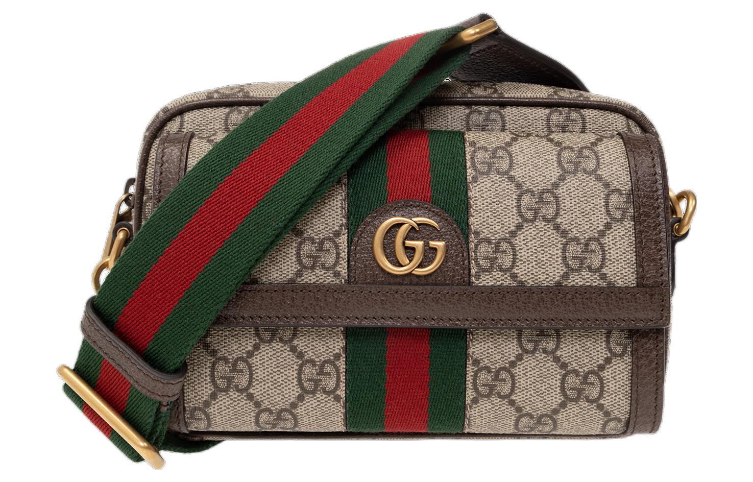 

Ophidia Canvas With Leather Плечевая Сумка, Кроссбоди Мини Женская GUCCI