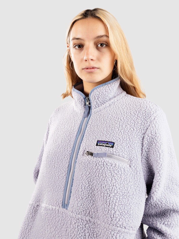 Флисовый пуловер Patagonia Retro Pile Marsupial Half-Zip Fleece Pullover, permafrost purple — фото 3
