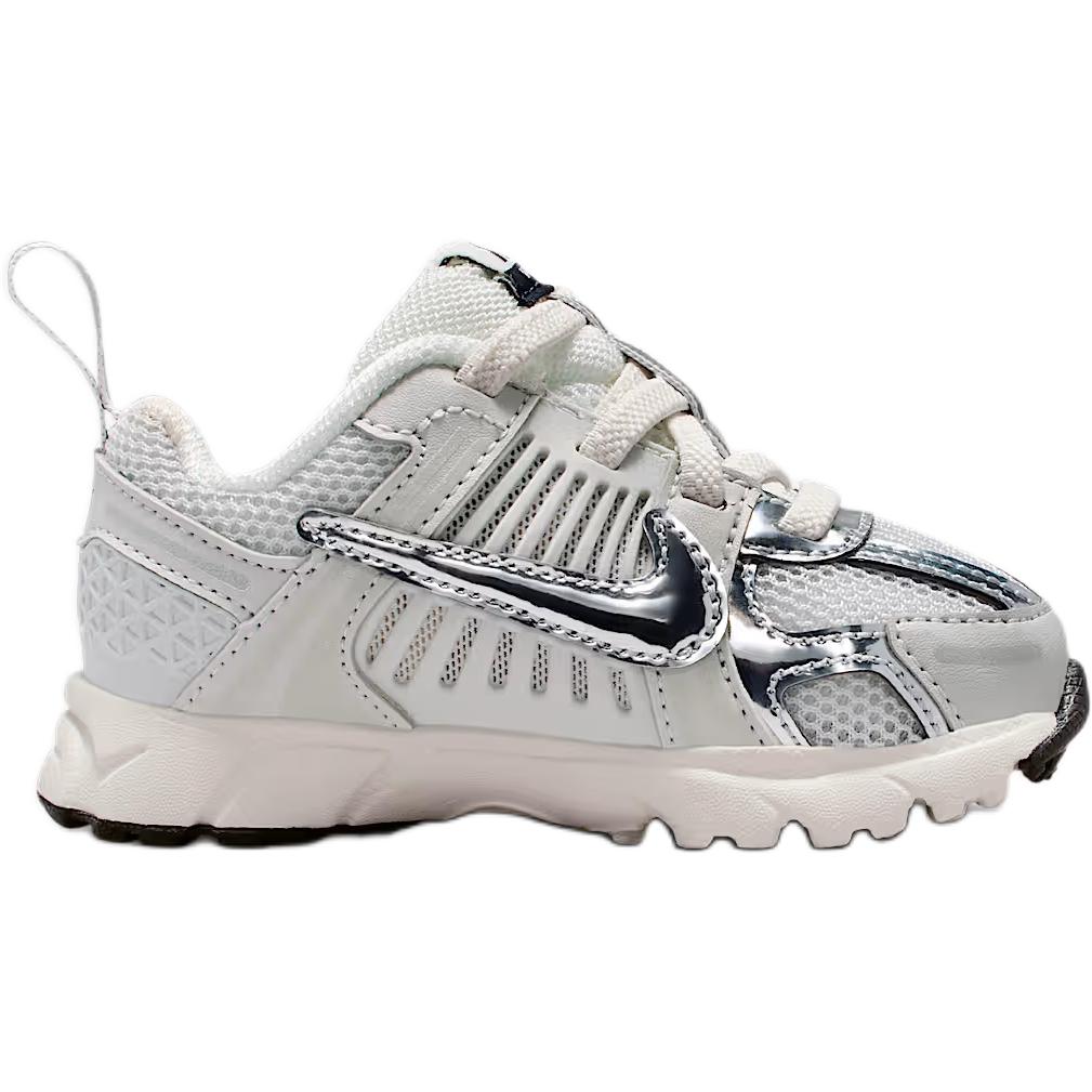 Vomero 5 устойчивые к истиранию низкие детские ботинки gray chrome plated для малышей Nike, серый — фото 3