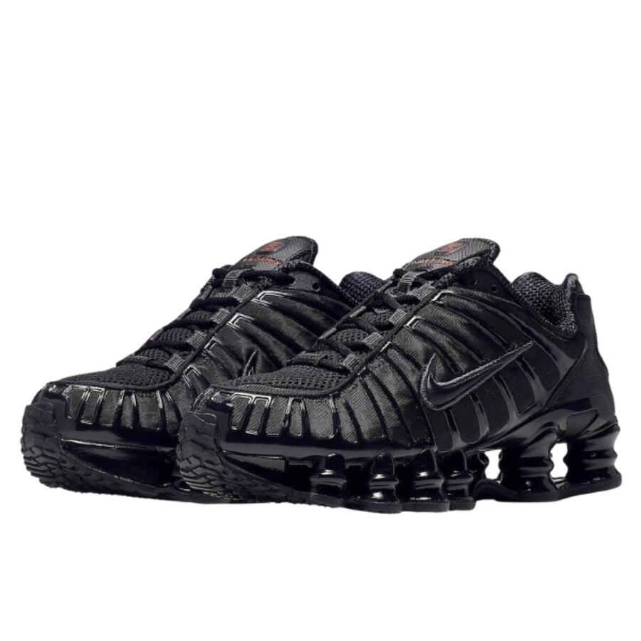 NIKE Кроссовки Shox TL Black Max Orange — фото 2
