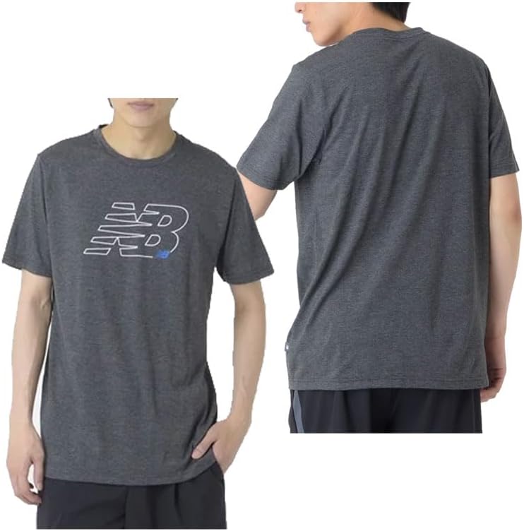 

Мужская футболка New Balance с коротким рукавом, Dry Heather Tech Graphic Short Sleeve T-Shirt (MT41071)