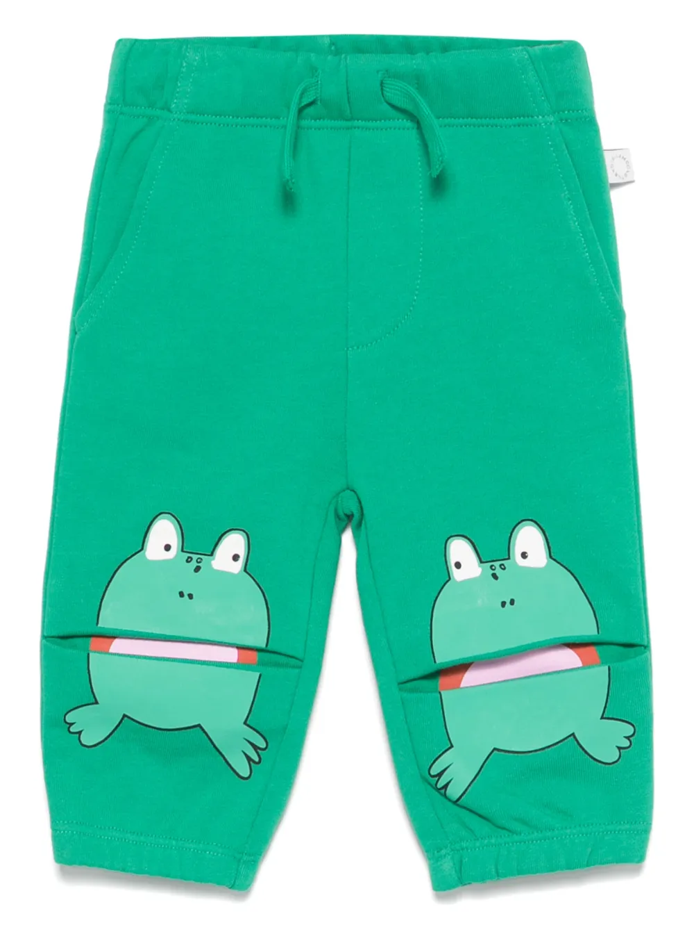 

Спортивные брюки с принтом Stella McCartney Kids, зеленый
