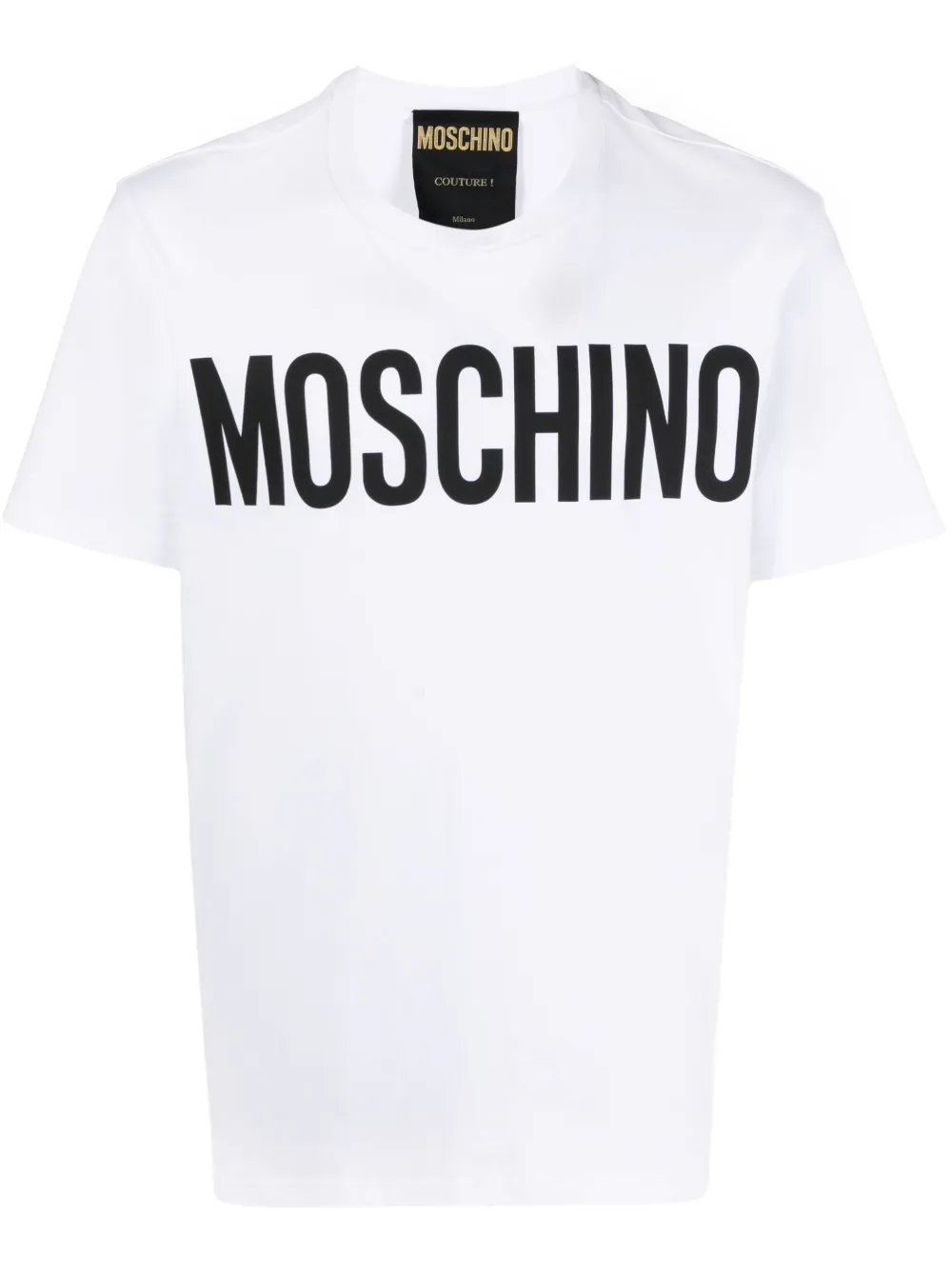 

Футболка с логотипом Moschino, белый