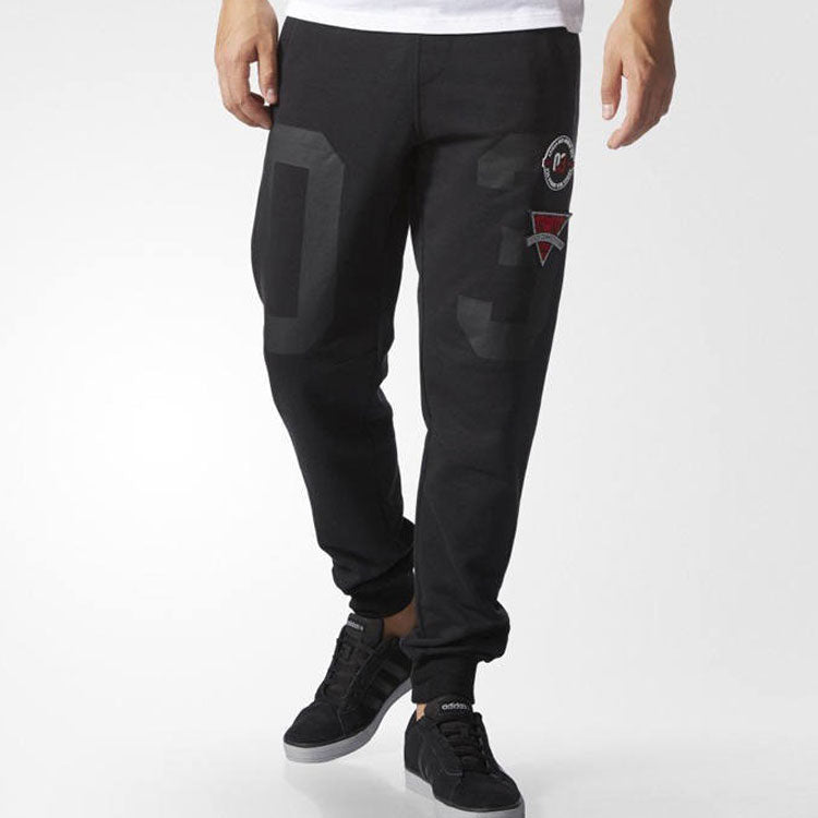 Спортивные брюки adidas Neo Graphic Sweatpants 'Black', черный — фото 2