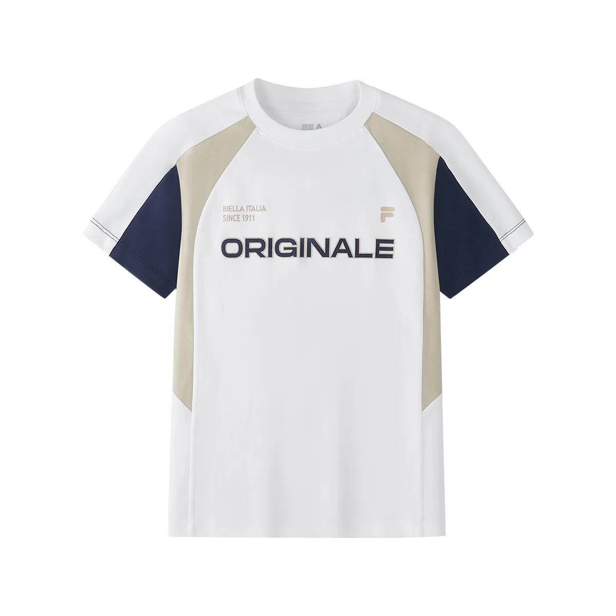 Футболка с круглым вырезом тонкая FILA KIDS, p-wt standard белый